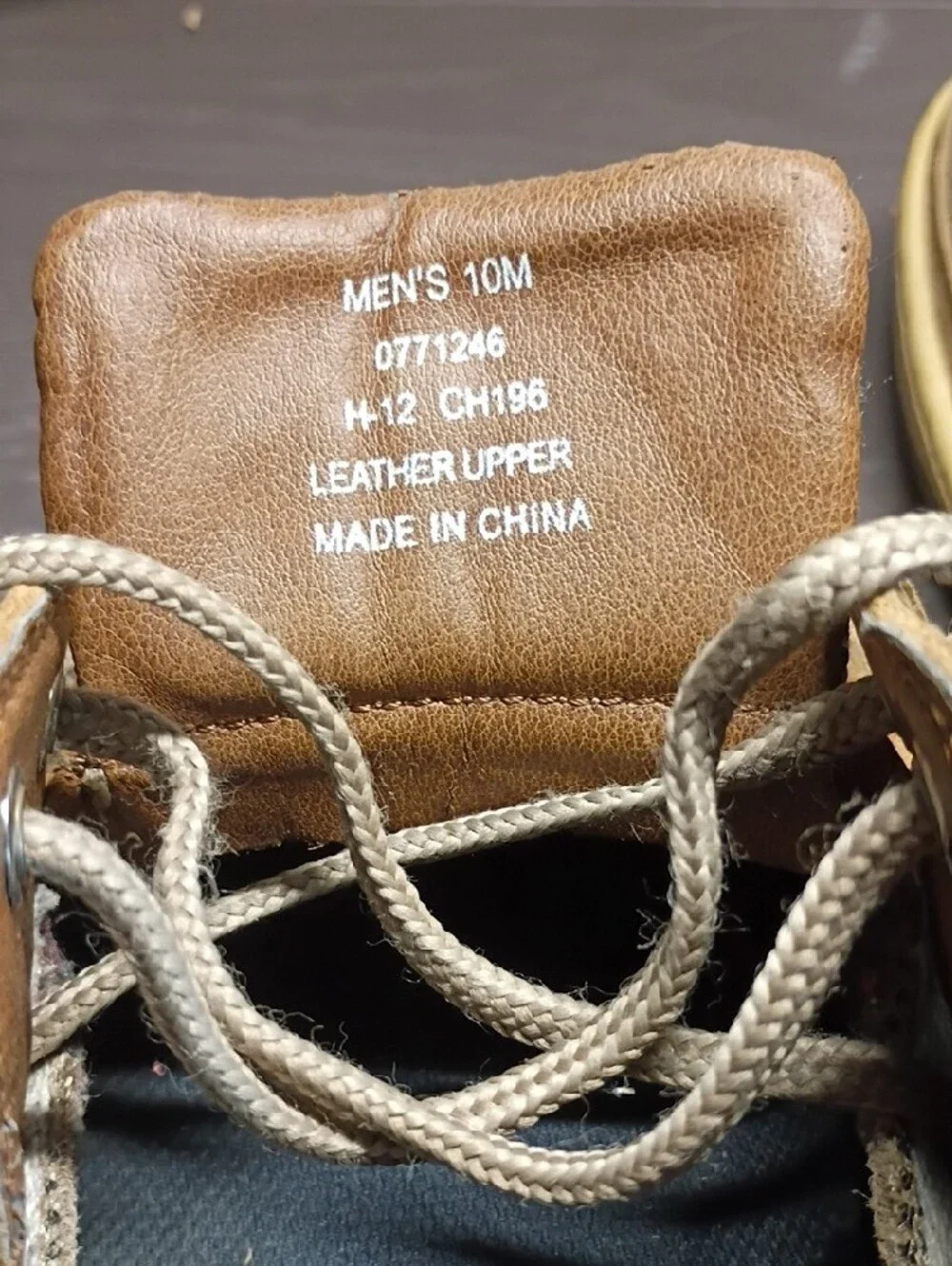 Sperry Light Brown Leather Deck Shoes Men's 10M Nearly NEW!